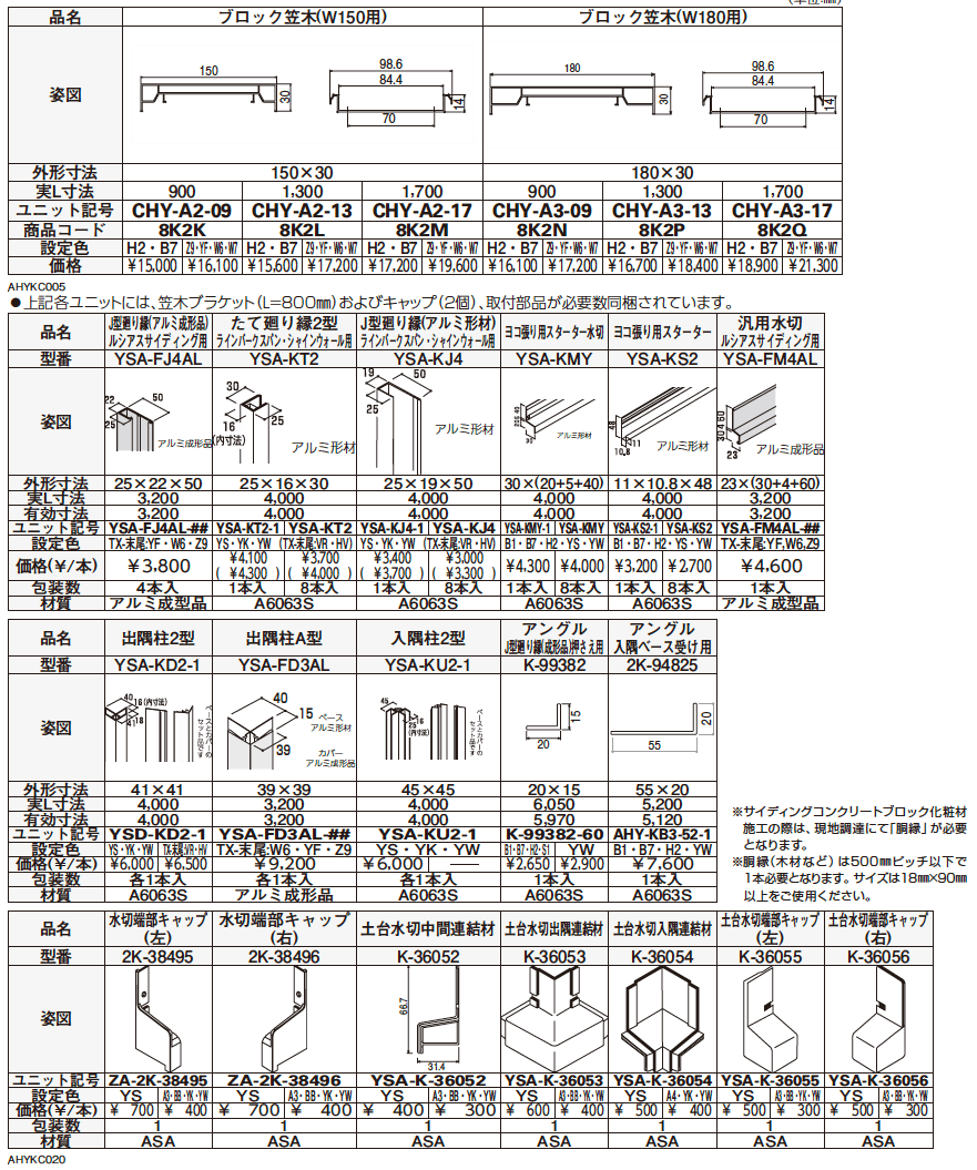 サイディング(コンクリートブロック化粧材) 【2022年版】_価格_3
