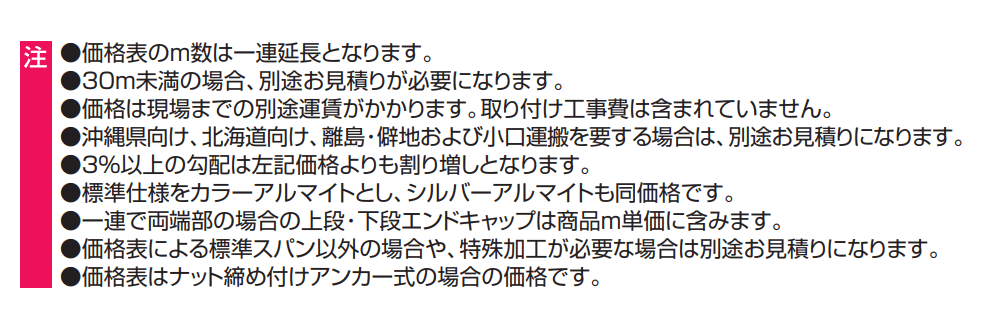 キャプロア(caproa) 補修タイプ(改修用) 車両用防護柵 B種(D285) 【2022年版】_価格_3