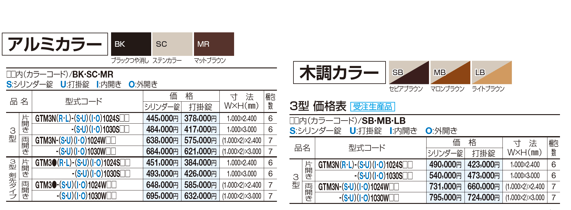 門扉 GTM3型(くぐり戸仕様)【2023年版】_価格_1