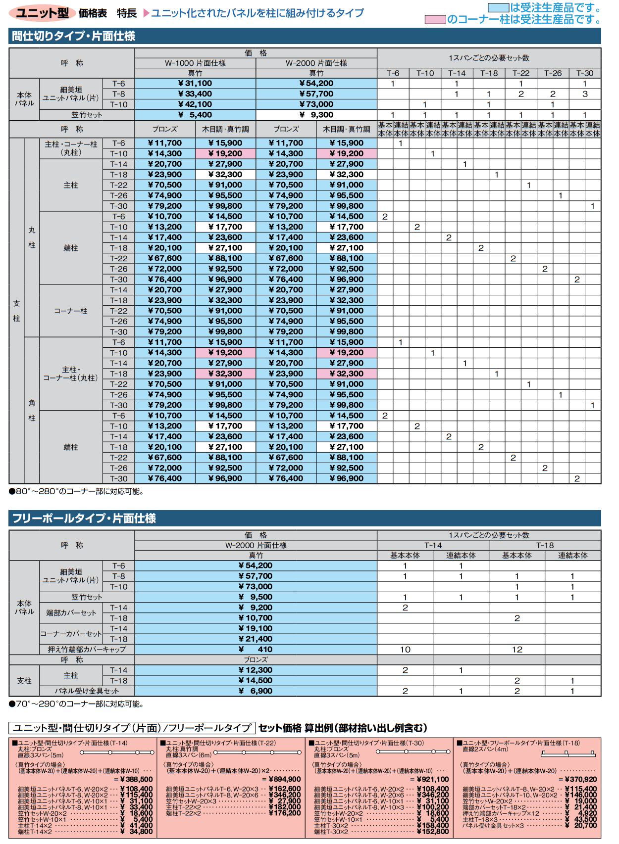 京香・細美垣(ほそみがき)ユニット型【2023年版】_価格_3