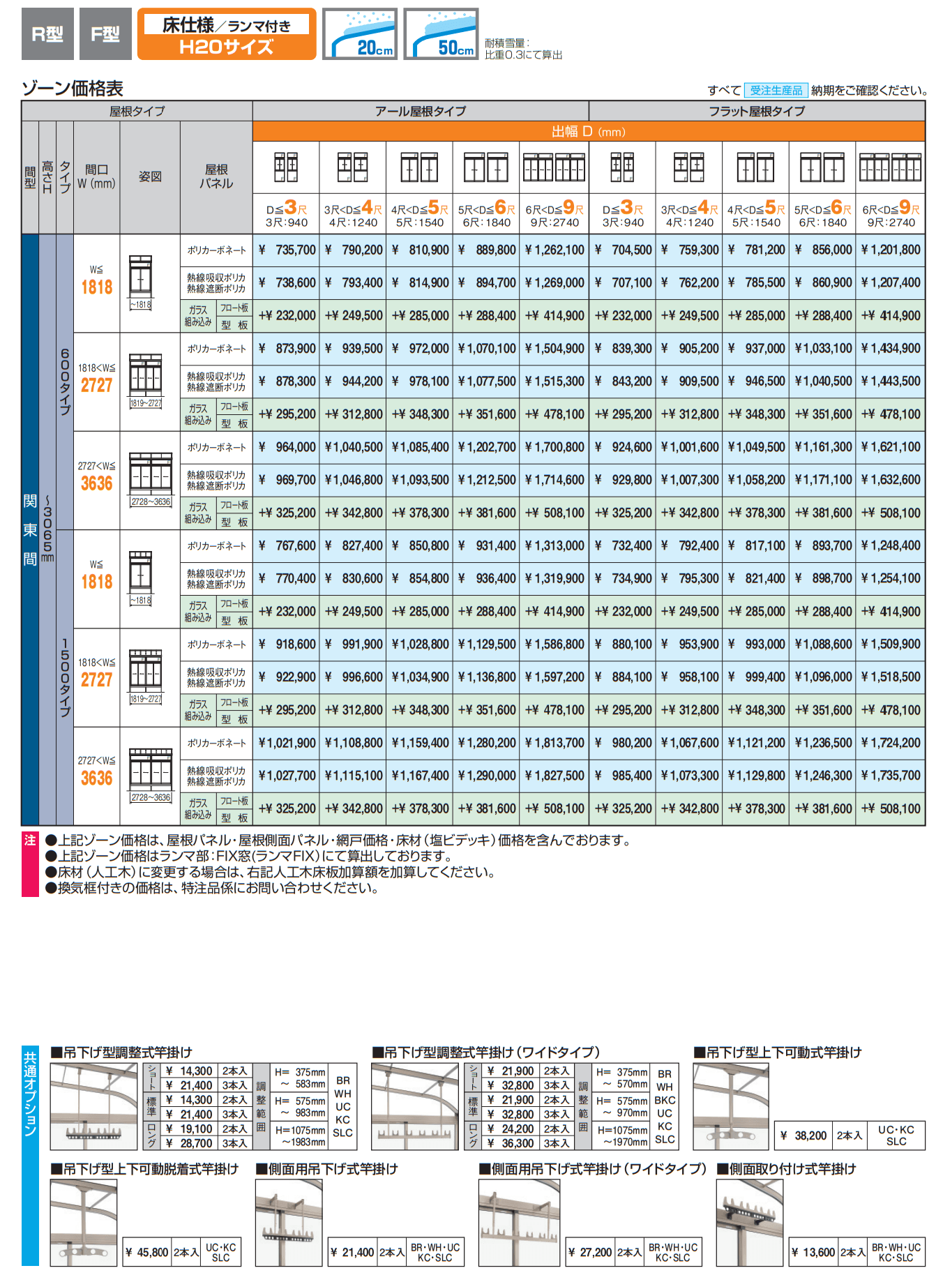 晴れもようwith特注品(床仕様/ランマ付き H20サイズ) 【2022年版】_価格_2