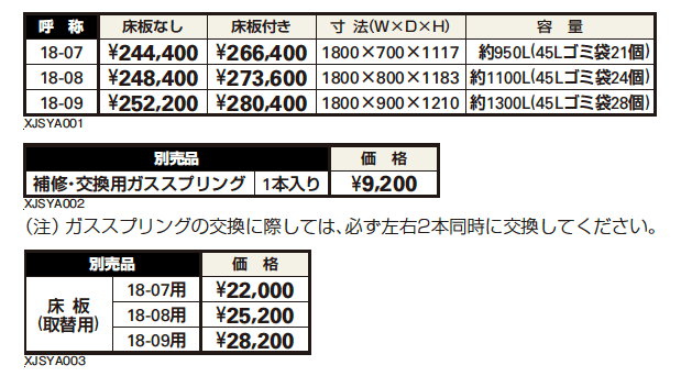 〈ゴミ収納庫〉CRステーションType01 【2022年版】_価格_1