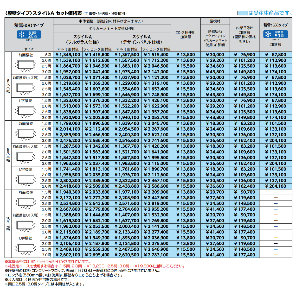 暖蘭物語 〈腰壁タイプ〉スタイルA(フルガラス仕様)【2023年版】_価格_1