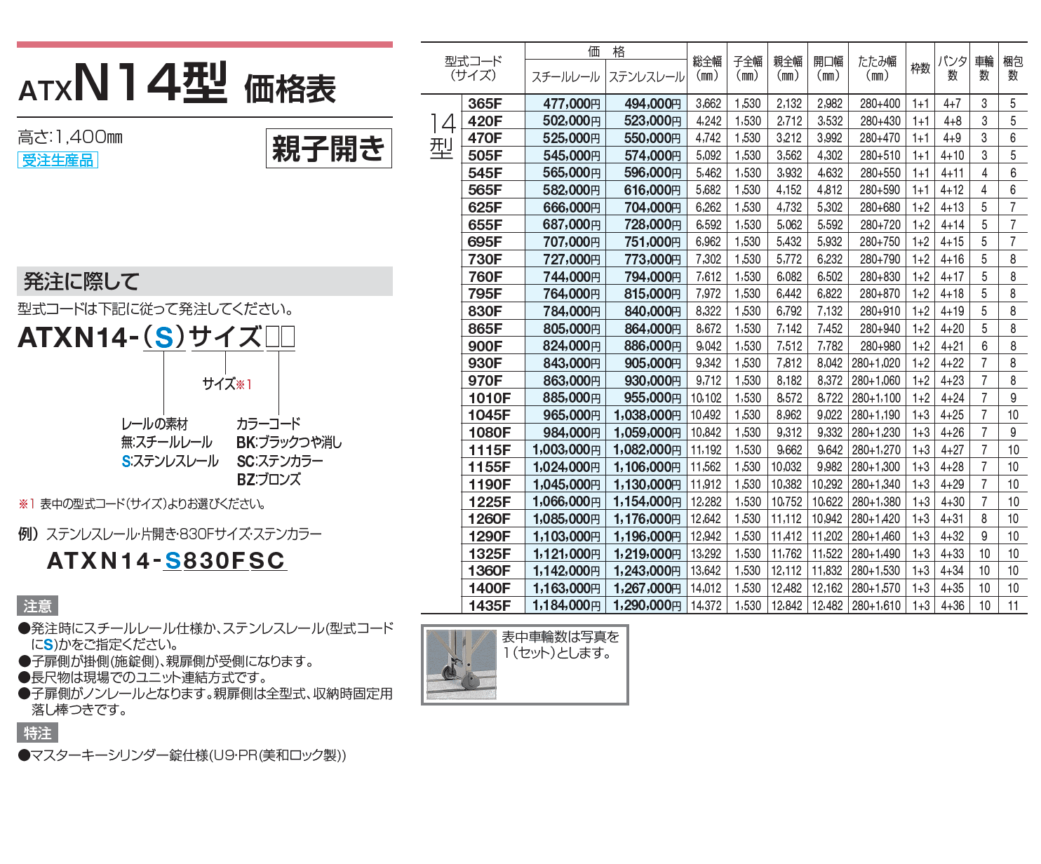 ATXN 10型/12型/14型【2023年版】_価格_4