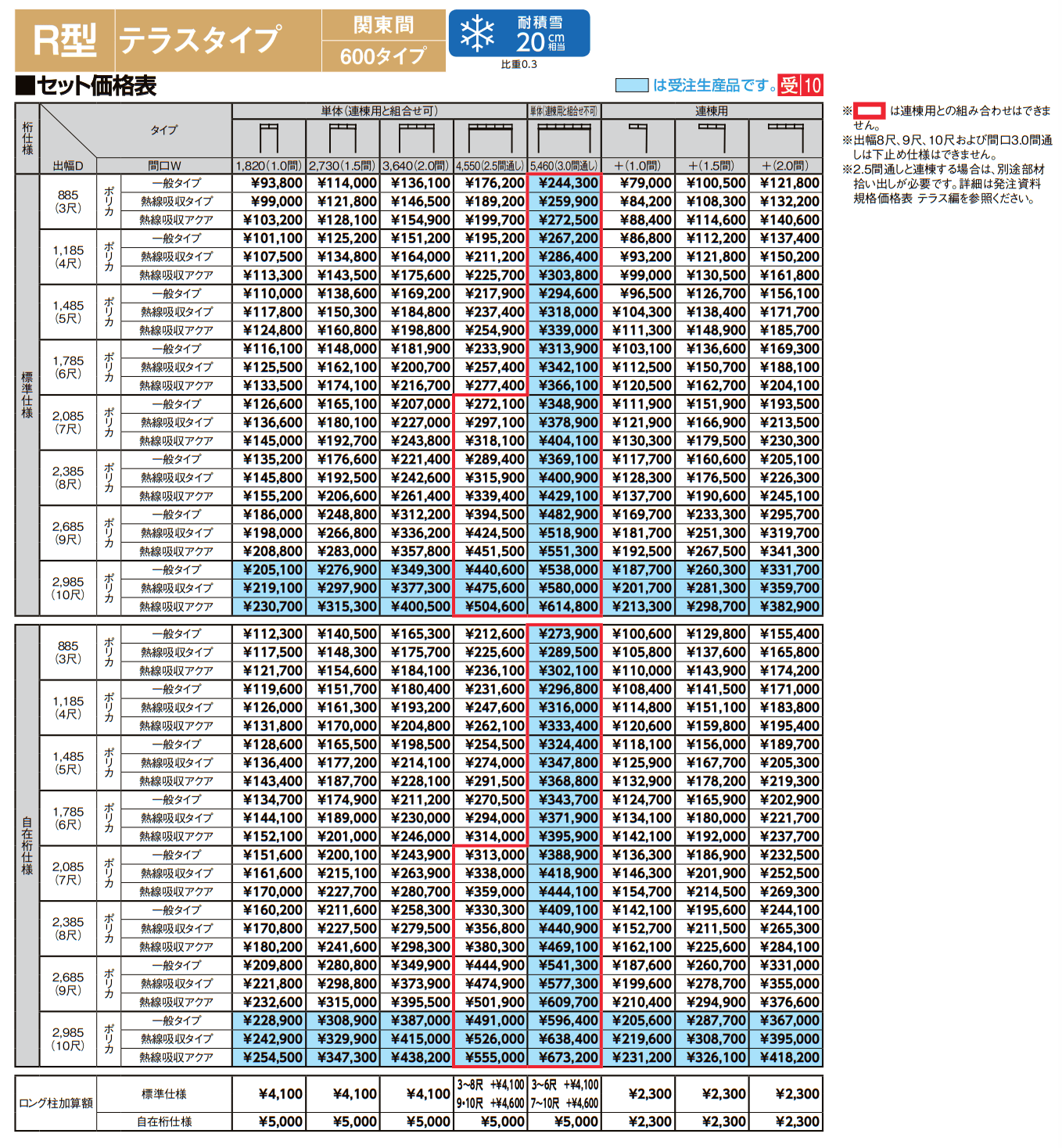 スピーネ R型 テラスタイプ 関東間【2022年版】_価格_1