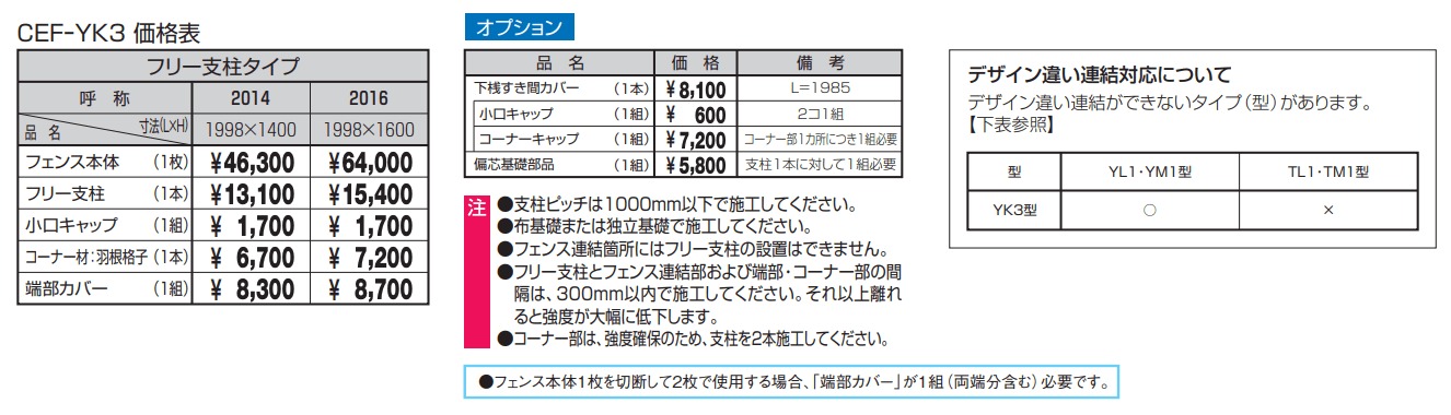 レジリアハイタイプYK3型【2022年版】_価格_1