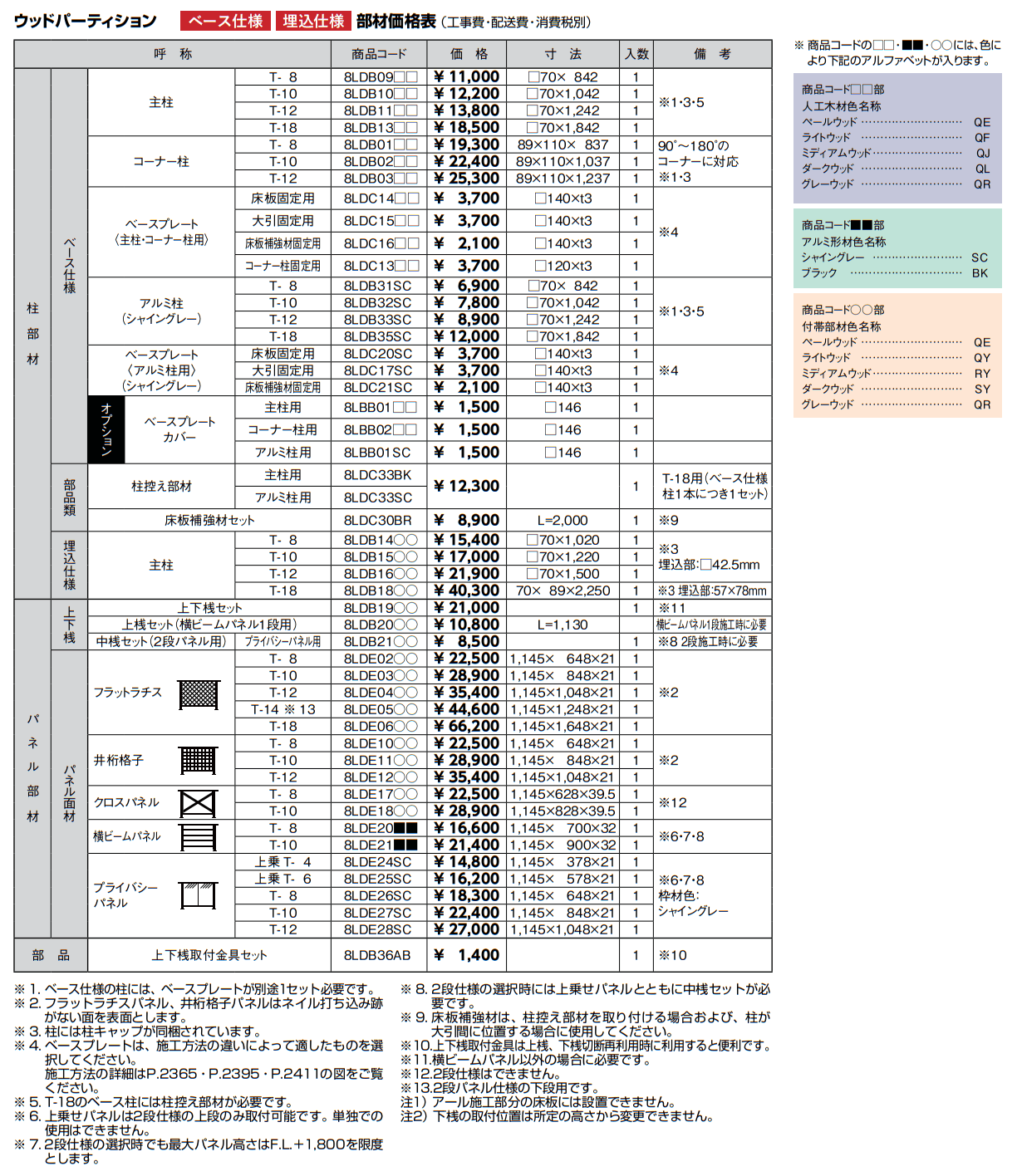 ウッドパーティション【2022年版】_価格_3