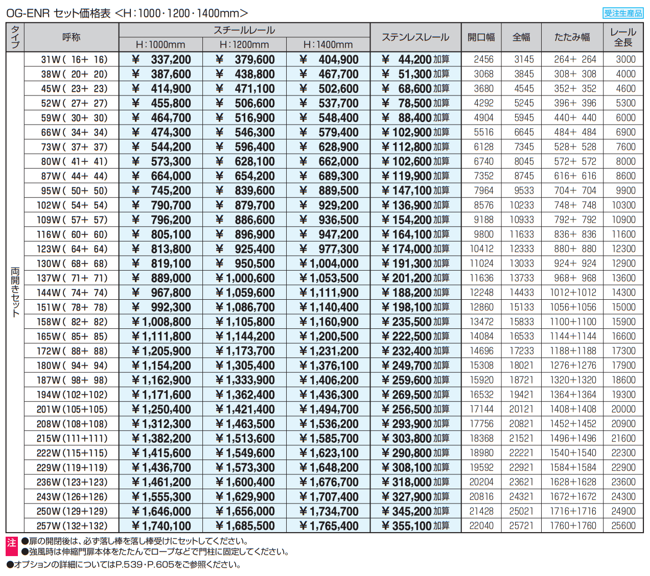 アルテンダEN型 レールタイプ 【2022年版】_価格_2