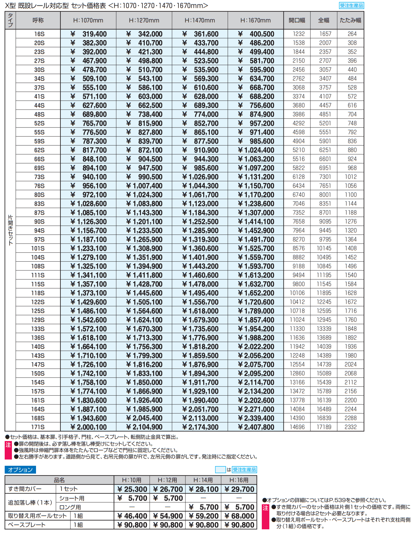 既設レール対応型 アルテンダX型 レールタイプ 【2022年版】_価格_1