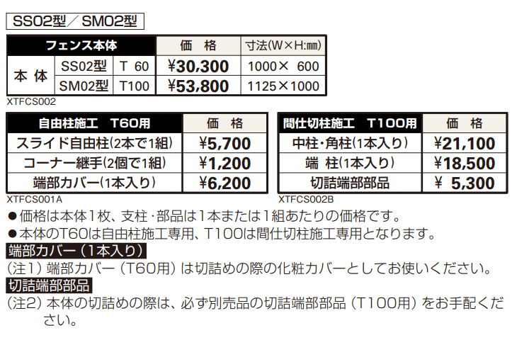 シャローネ フェンスSM02型 【2022年版】_価格_1