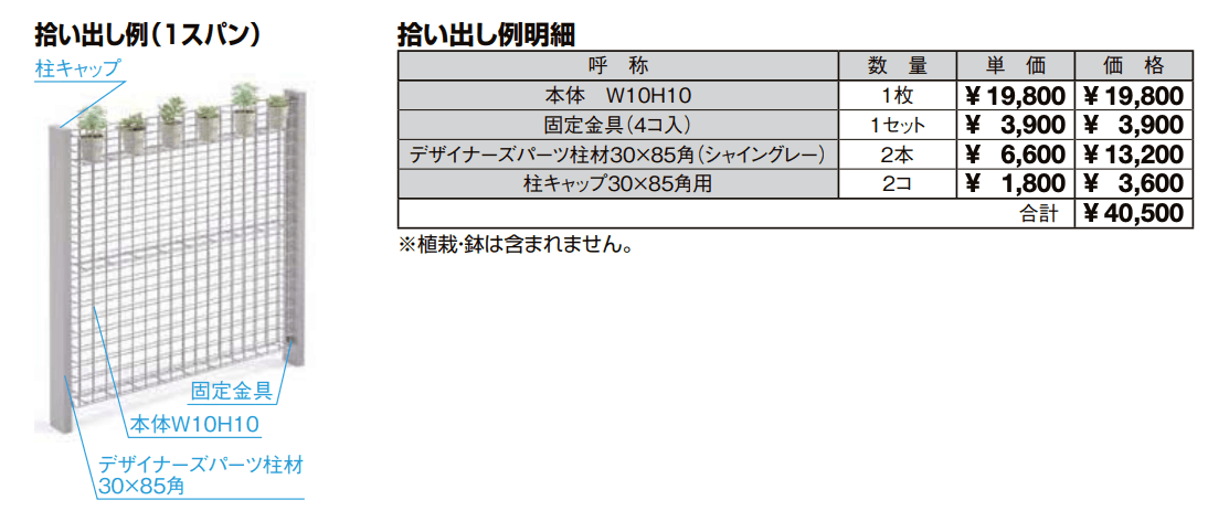 エコリス メッシュパネル【2022年版】_価格_2