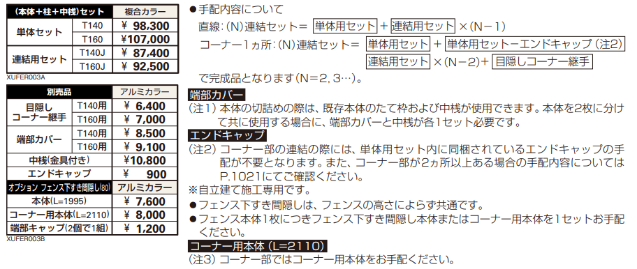 ルシアス スクリーンフェンスD01型 【2022年版】_価格_1