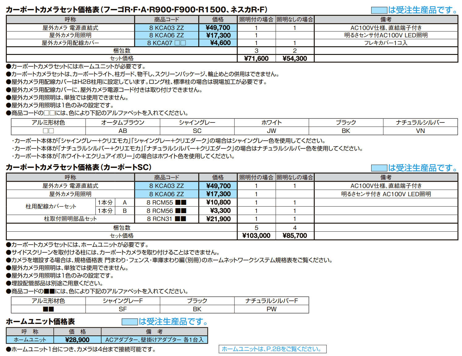 カーポートカメラセット【2022年版】_価格_1