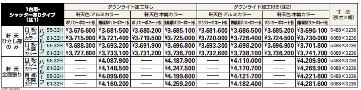 エクスティアラ カーポート 1台用・シャッターありタイプ 【2022年版】_価格_1