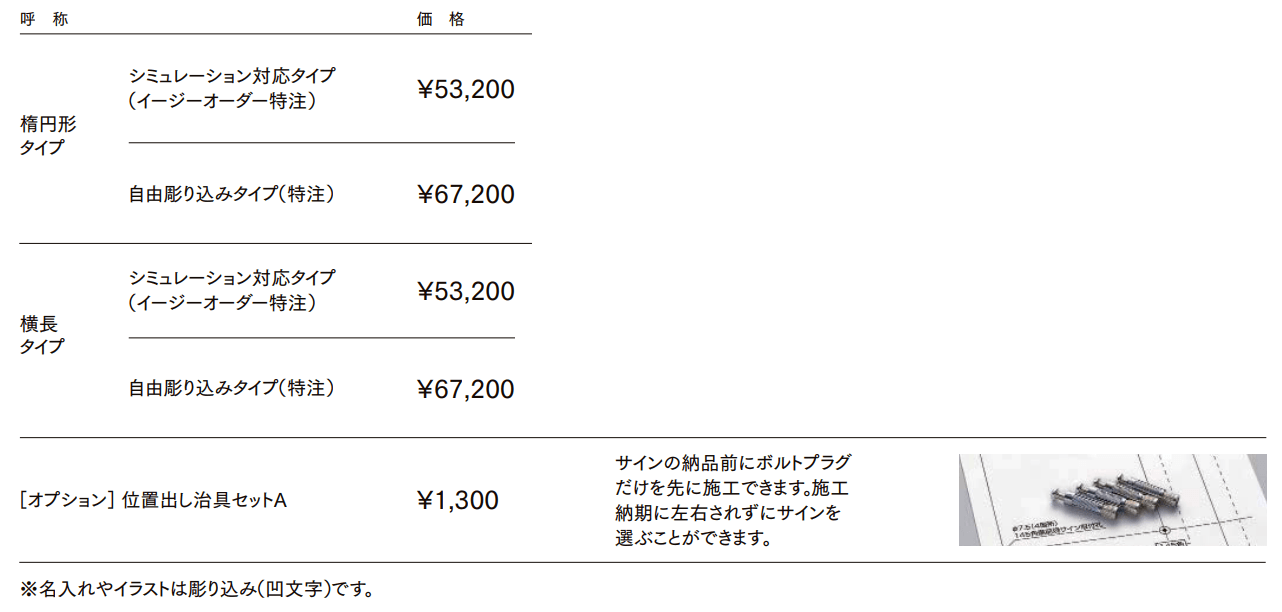 江戸硝子サイン【2022年版】_価格_2