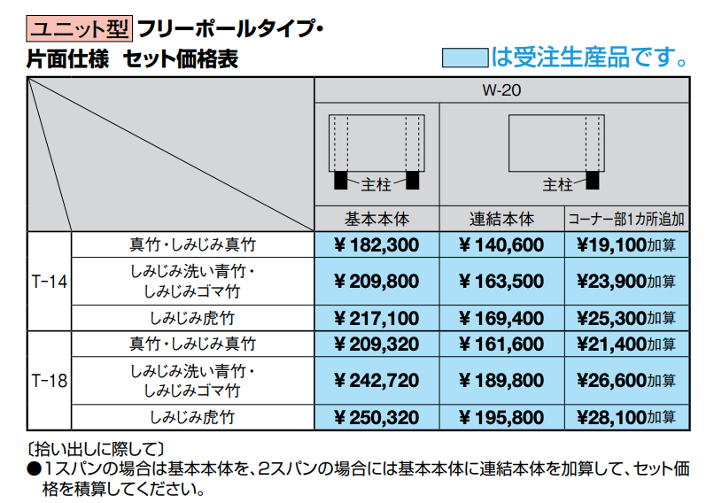 京香・建仁寺垣(けんにんじがき)ユニット型【2022年版】_価格_1