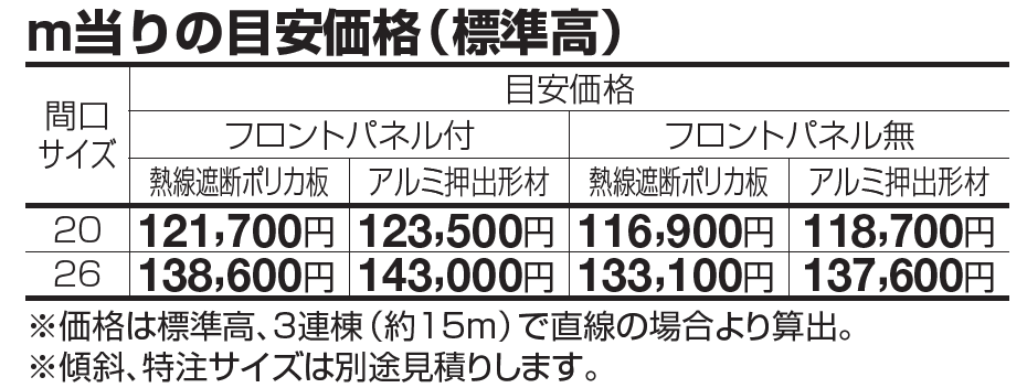 ソリッドルーフAHタイプ 600N/㎡【2023年版】_価格_1