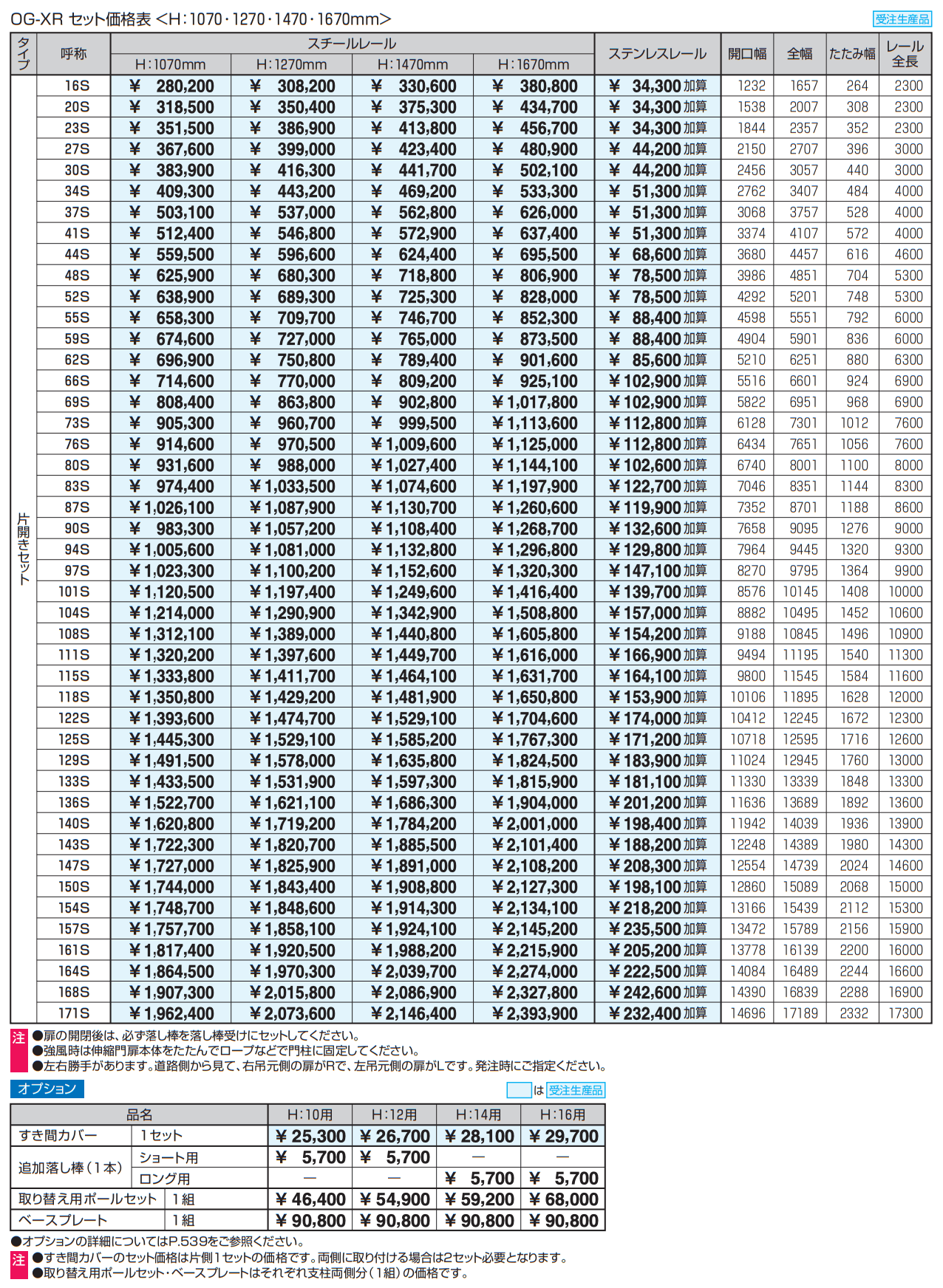 アルテンダX型 レールタイプ 【2022年版】_価格_1