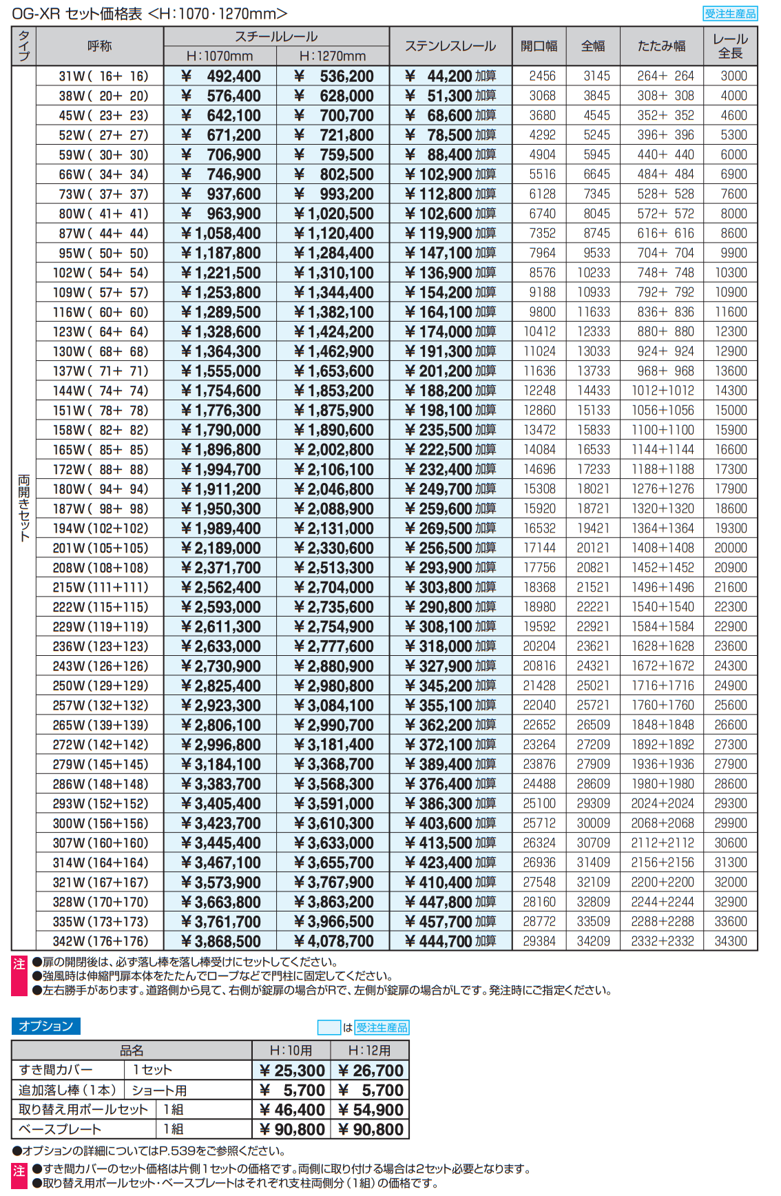 アルテンダX型 レールタイプ 【2022年版】_価格_2