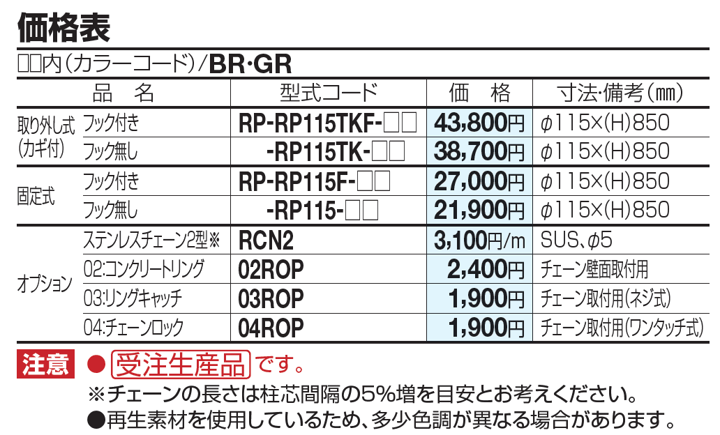 レコポールRP115【2023年版】_価格_1