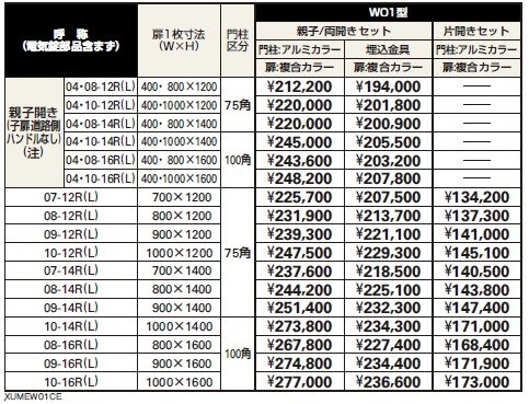 〔ピタットKey システム〕電気錠付 ルシアス 門扉シリーズ W01型 【2022年版】_価格_1