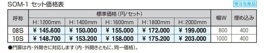 グラフェードN用袖門扉 格子タイプ 【2022年版】_価格_1