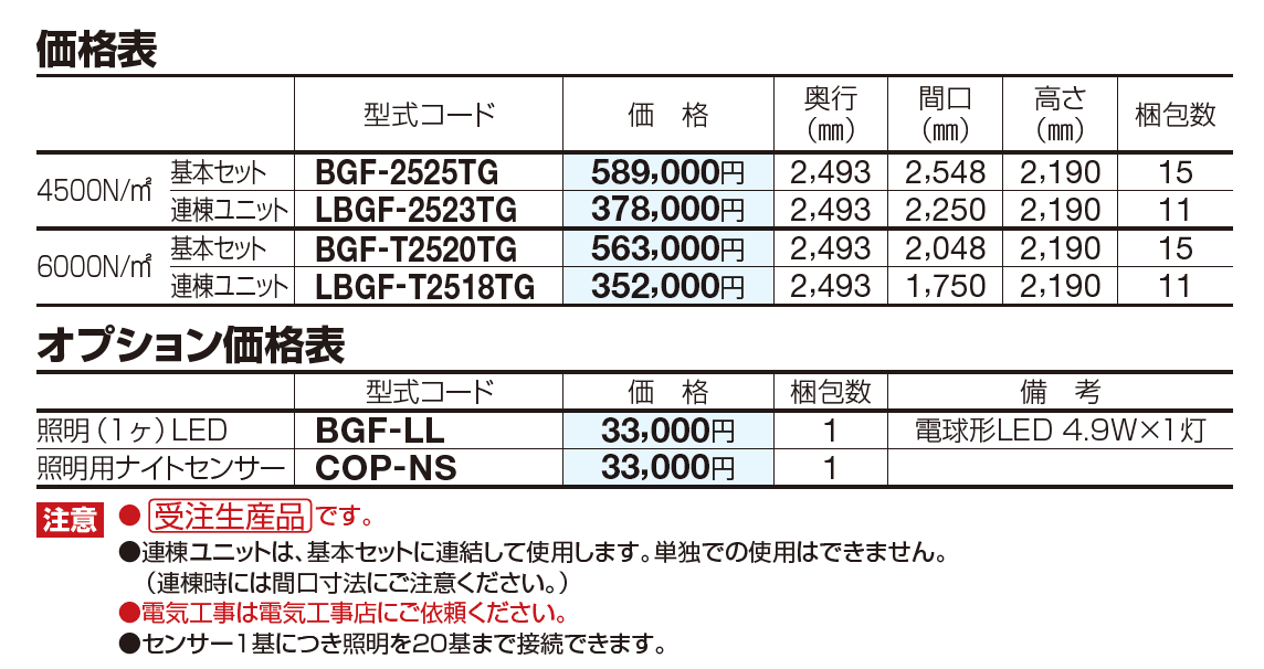 サイクルポート BGF【2023年版】_価格_1