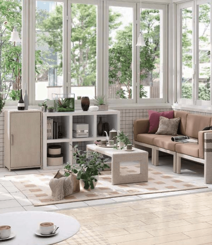 LIXILの「暖蘭物語 〈腰壁タイプ〉スタイルB(フルガラス仕様)【2022年版】」のサブ画像1