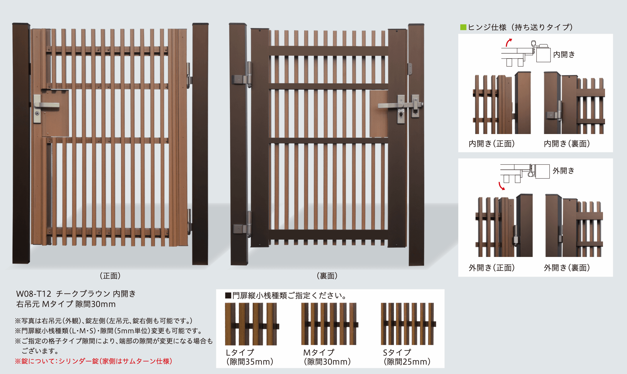 F&Fの「ラインスタイル門扉 タイプA 【2022年版】」