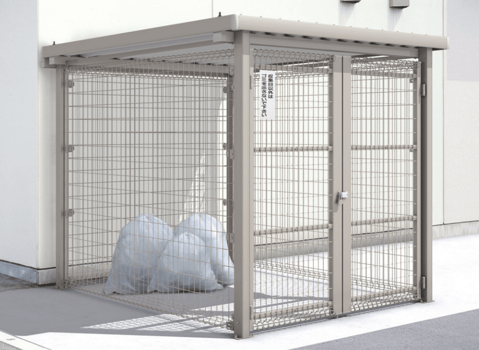 三協アルミの「ダスティンG メッシュタイプ 標準タイプ 開き戸仕様 折板屋根 【2022年版】」