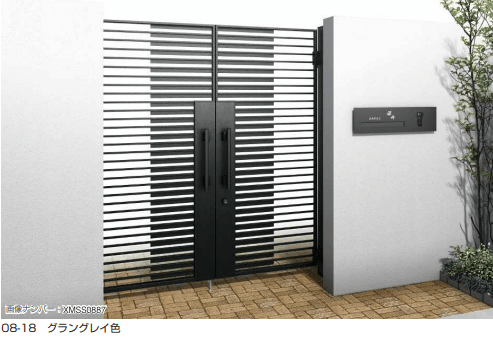 YKK APの「シャローネ 門扉 SA03型」