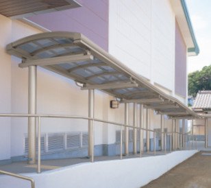 三協アルミの「ブレラウェイS 一本柱タイプ(偏芯柱) 傾斜基本ユニット 【2022年版】」のサブ画像1