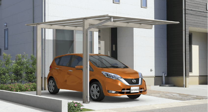 三協アルミ スカイリード 片側支持タイプ(耐積雪量20cm仕様:基本・奥行連結)【2023年版】1