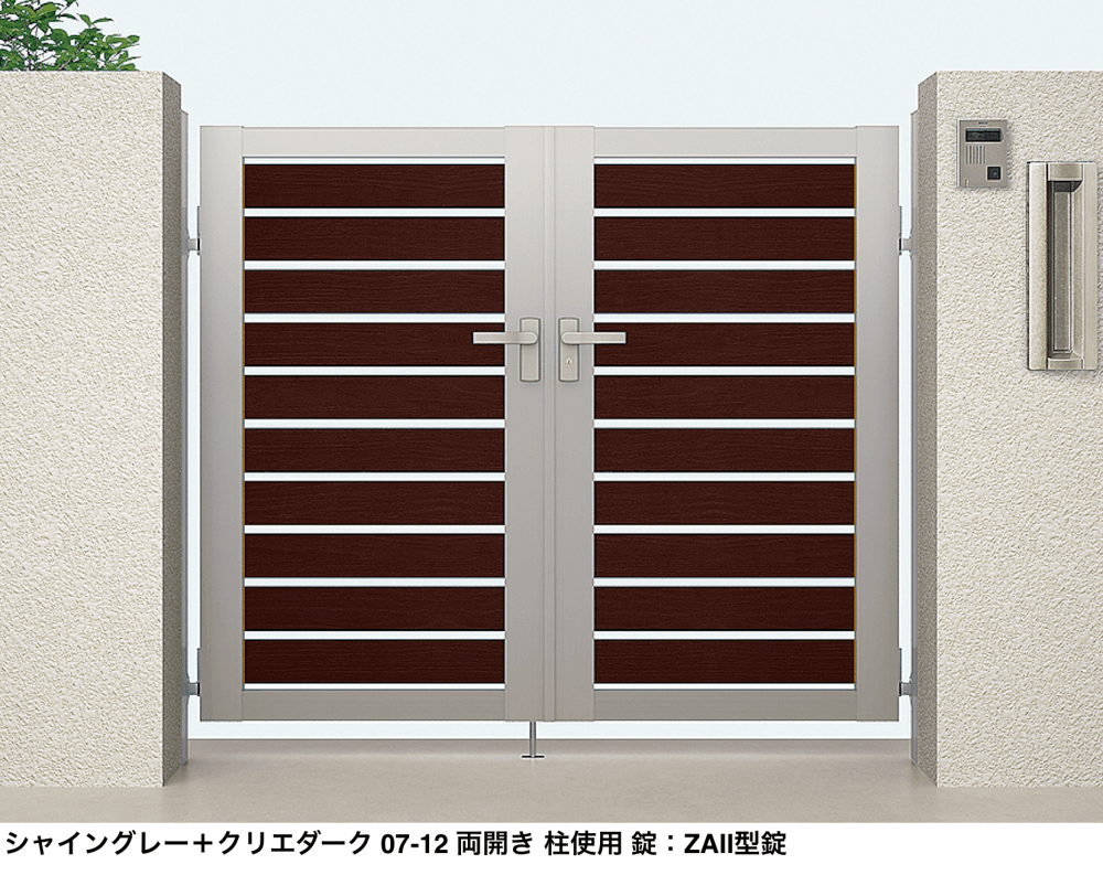 LIXILの「開き門扉AB ウッディYS3型【2023年版】」のサブ画像2