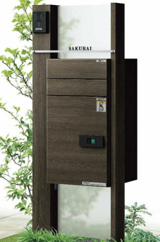 YKK APの「ルシアス 宅配ポスト2型取付用ルシアス ポストユニット PB01型【2023年版】」