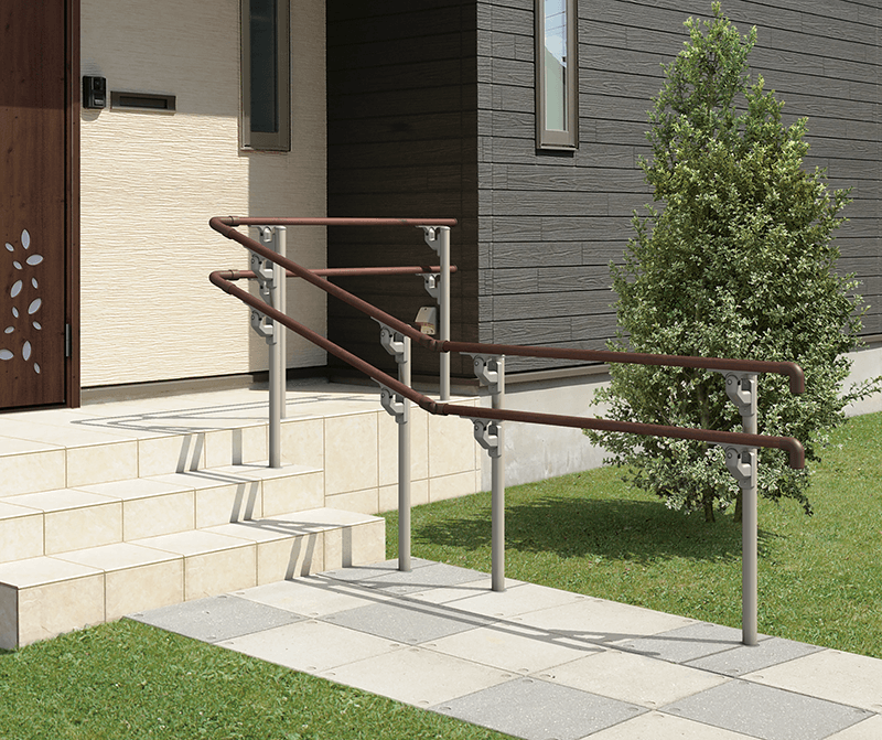 三協アルミの「エトランポS2型フリー支柱タイプ/フロント笠木納まり【2022年版】」のサブ画像1