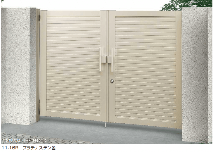 YKK APの「電気錠付共用門扉 シンプレオ 門扉5型【2024年版】」