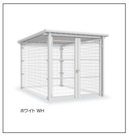 三協アルミの「ダスティンG メッシュタイプ 標準タイプ 開き戸仕様 折板屋根 【2022年版】」のサブ画像1