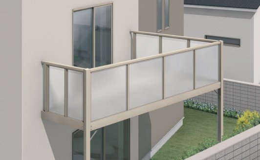 三協アルミの「オルネ特注品(柱建て式 ポリカーボネート) 【2022年版】」