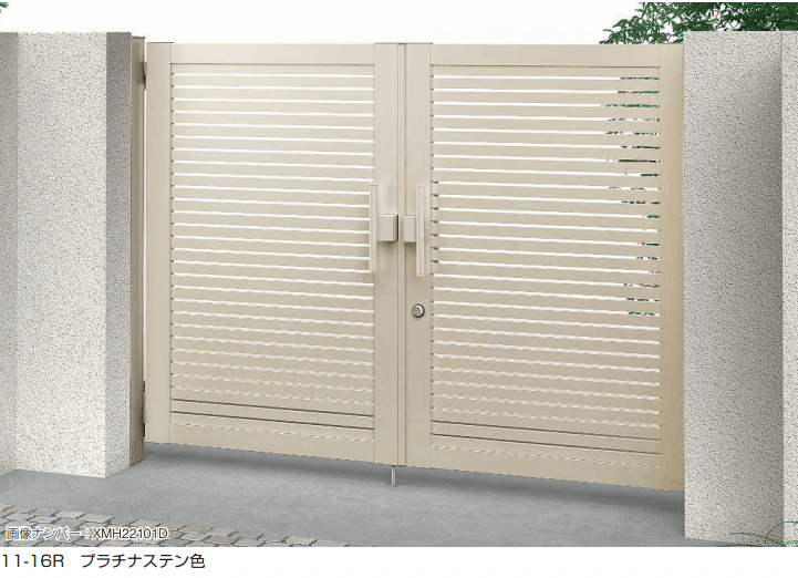 YKK APの「電気錠付共用門扉 シンプレオ 門扉3型【2024年版】」