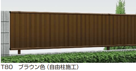 YKK APの「シンプレオ フェンス6F型 たて目隠し【2023年版】」のサブ画像2