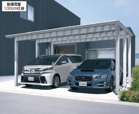 三協アルミの「スカイリードZ デラックスタイプ(耐積雪量100cm・150cm仕様:基本・奥行連結)【2023年版】」