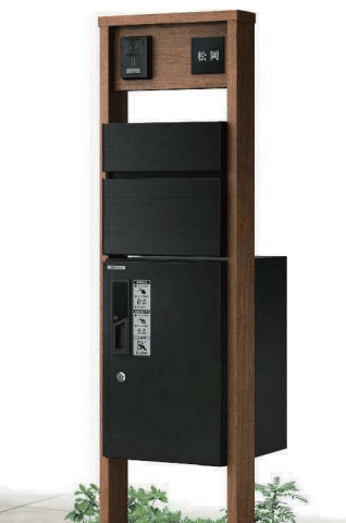 YKK APの「〔ピタットKey システム〕ルシアス 宅配ボックス1型取付用ルシアス ポストユニット HA01型【2023年版】」