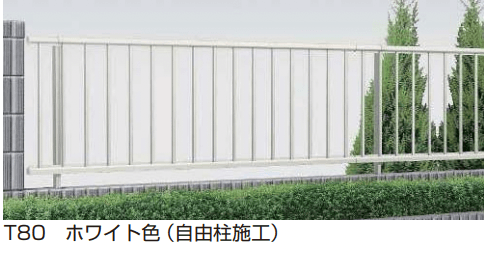 YKK APの「シンプレオ フェンスT2型 たて格子(16本)【2023年版】」のサブ画像1