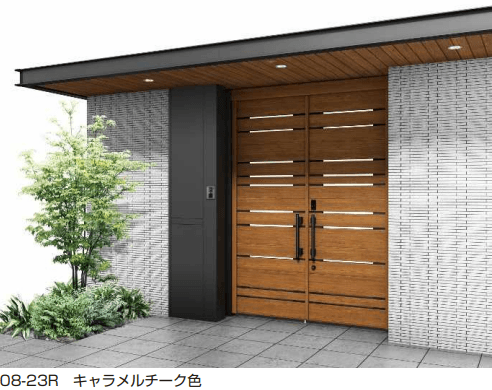 YKK APの「電気錠付 エクスティアラ アーチ用門扉H4型 【2022年版】」