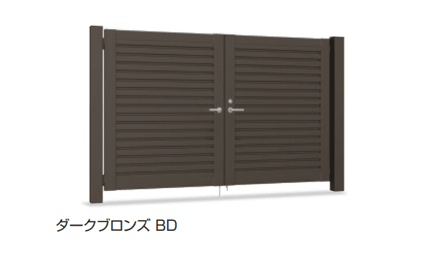 三協アルミの「フレランドN1型 横ルーバータイプ シリンダー錠仕様」のサブ画像1