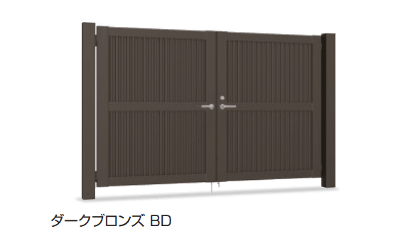 三協アルミの「フレランドN2型 たて目隠しタイプ シリンダー錠仕様」のサブ画像2