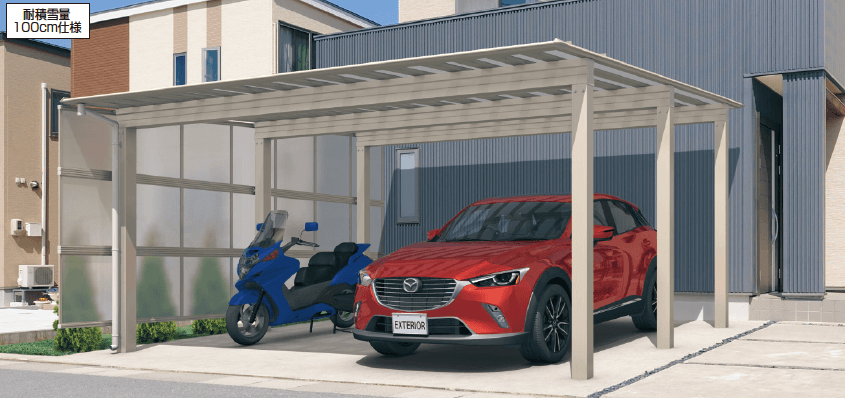 三協アルミの「スカイリードZ スタンダードタイプ(耐積雪量100cm・150cm仕様:基本・奥行連結)【2022年版】」