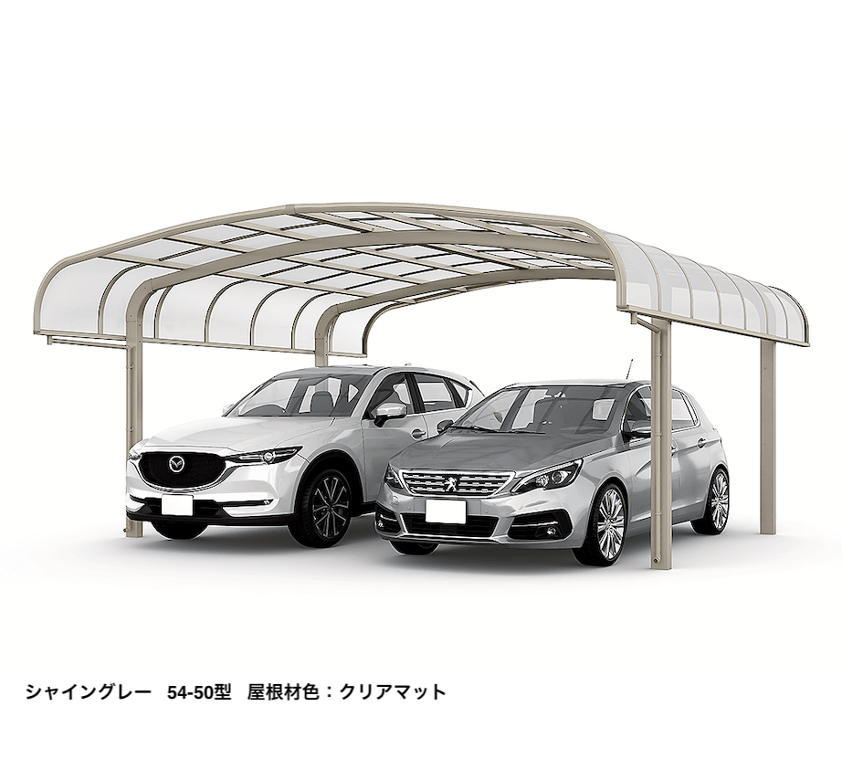 LIXILの「フーゴR 袖壁 2台用」のサブ画像2