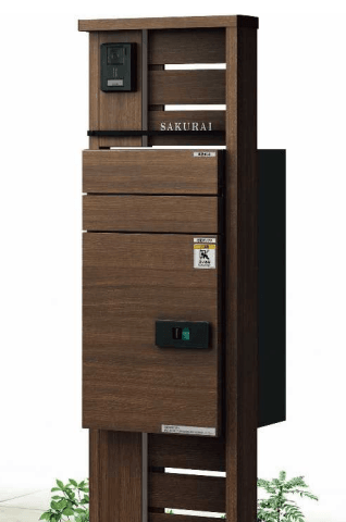 YKK APの「ルシアス 宅配ポスト2型取付用ルシアス ポストユニット WB01型 【2022年版】」